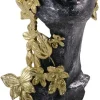 Deko-Figur schwarz Polyresin B/L: ca. 16x31,5 cm