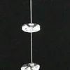 Deko-Kette klar Glas L: ca. 100 cm