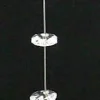 Deko-Kette klar Glas L: ca. 75 cm
