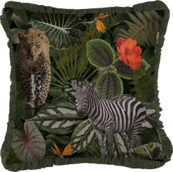 Dekokissen Afrika multicolor Polyester B/L: ca. 43x43 cm