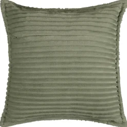 Dekokissen Cord grün Polyester B/L: ca. 45x45 cm