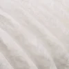 Dekokissen Luxus Flanell offwhite Polyester B/L: ca. 70x50 cm