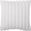 Dekokissen Luxus Flanell offwhite Polyester B/L: ca. 45x45 cm
