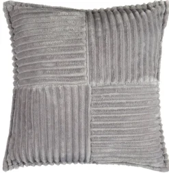 Dekokissen silber Polyester B/L: ca. 45x45 cm