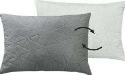 Dekokissen silber Polyester B/L: ca. 50x70 cm