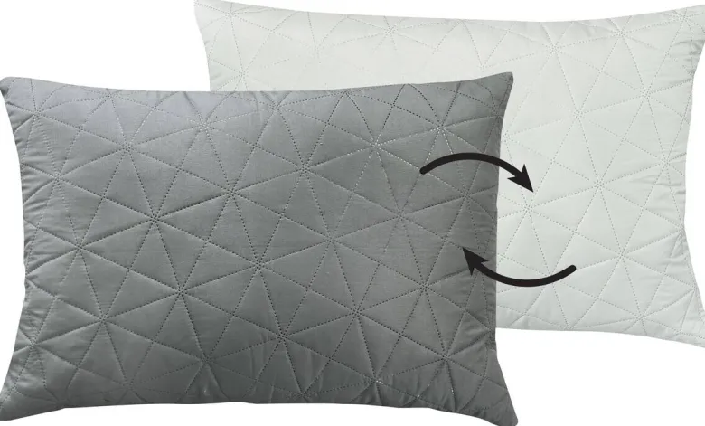 Dekokissen silber Polyester B/L: ca. 50x70 cm