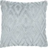 Dekokissen silber Polyester B/L: ca. 45x45 cm