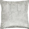 Dekokissen silber Polyester B/L: ca. 45x45 cm