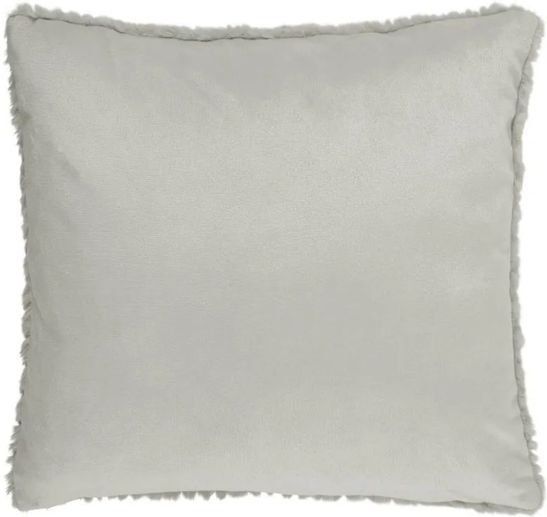 Dekokissen silber Polyester B/L: ca. 45x45 cm