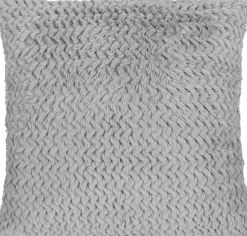 Dekokissen silber Polyester B/L: ca. 45x45 cm
