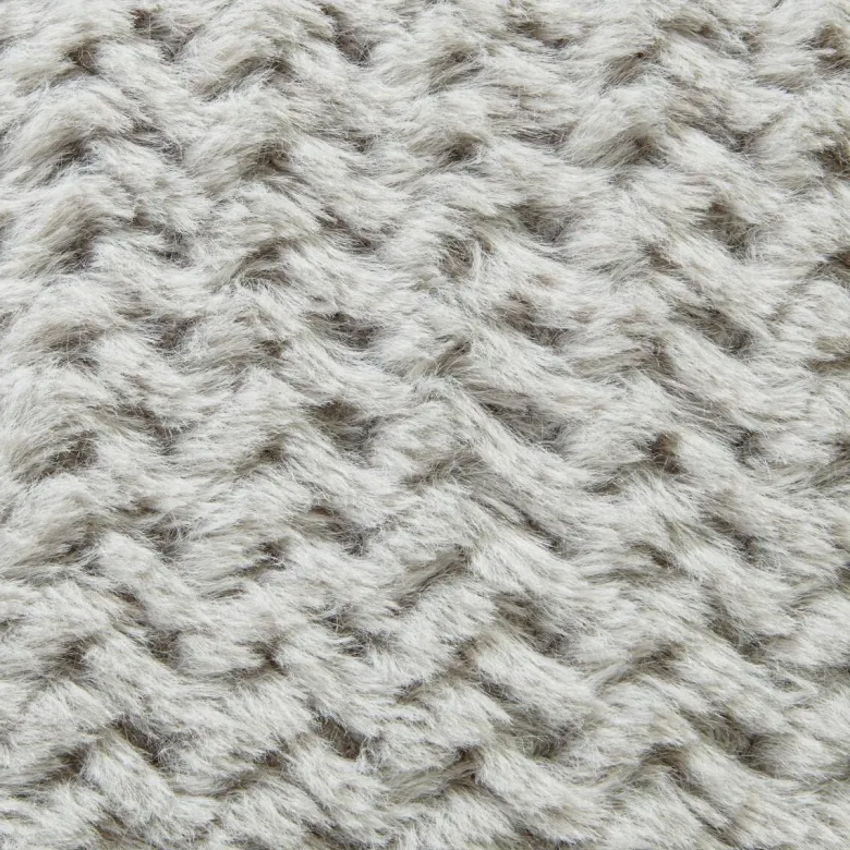 Dekokissen silber Polyester B/L: ca. 45x45 cm