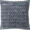 Dekokissen Wabe anthrazit Polyester B/L: ca. 45x45 cm