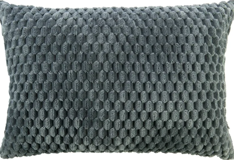 Dekokissen Wabe anthrazit Polyester B/L: ca. 70x50 cm