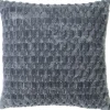 Dekokissen Wabe anthrazit Polyester B/L: ca. 45x45 cm