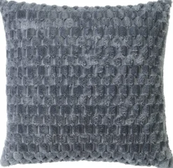 Dekokissen Wabe anthrazit Polyester B/L: ca. 45x45 cm