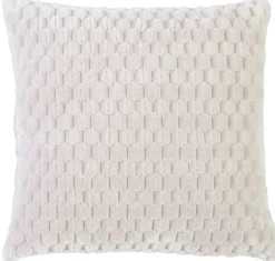 Dekokissen Wabe beige Polyester B/L: ca. 45x45 cm