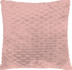 Dekokissen Wabe rosa Polyester B/L: ca. 45x45 cm