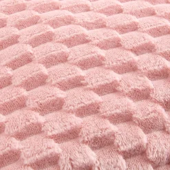 Dekokissen Wabe rosa Polyester B/L: ca. 45x45 cm