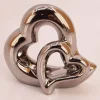 Dekorationsartikel silber Keramik L: ca. 13 cm