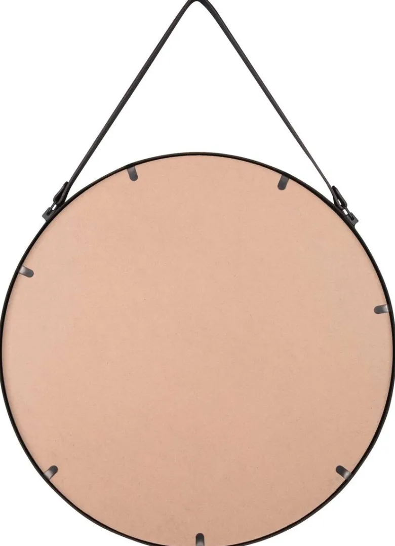Dekorspiegel Delia schwarz D: ca. 55 cm