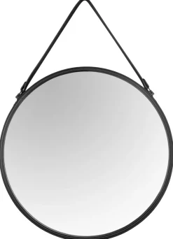 Dekorspiegel Delia schwarz D: ca. 55 cm