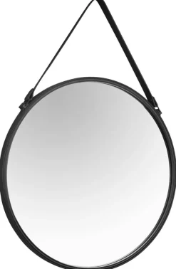 Dekorspiegel Delia schwarz D: ca. 55 cm
