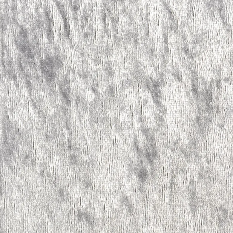 Dekostoff Pannesamt silber B: ca. 150 cm