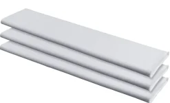 Dekostoff Satinette weiß B: ca. 145 cm