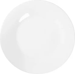 Dessertteller weiß Opal-Hartglas