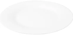 Dessertteller weiß Opal-Hartglas