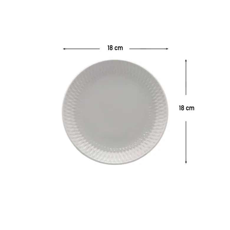 Dessertteller weiß Porzellan D: ca. 18 cm