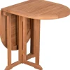 deVries Balkontisch Woodie natur Teakholz B/H/L: ca. 60x75x120 cm