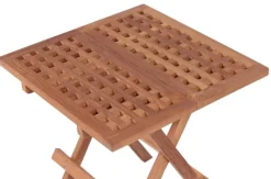 deVries Beistelltisch Woodie natur Teakholz B/H/T: ca. 50x50x50 cm