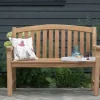 deVries Gartenbank Woodie braun Teakholz B/H/T: ca. 120x94x57 cm