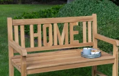 deVries Gartenbank Woodie natur Teakholz B/H/L: ca. 60x89x120 cm