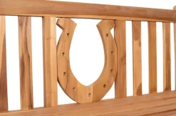 deVries Gartenbank Woodie natur Teakholz B/H/L: ca. 60x89x120 cm