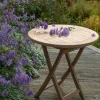 deVries Gartentisch Woodie natur Teakholz H/D: ca. 75x70 cm