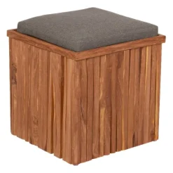 deVries Schatulle teak Teakholz B/H/L: ca. 45x50x45 cm