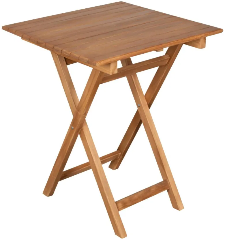 deVries Tisch Woodie natur Teakholz B/H/L: ca. 60x75x60 cm