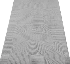 Dinarsu Teppich Stilo grau B/L: ca. 80x300 cm