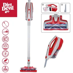 Dirt Devil Hand-/Stielstaubsauger DD9003 grau rot