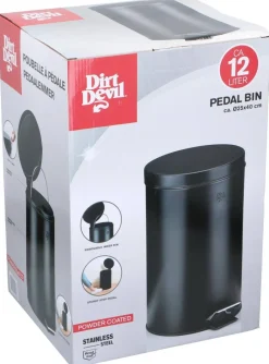 Dirt Devil Treteimer schwarz Stahl H: ca. 40 cm