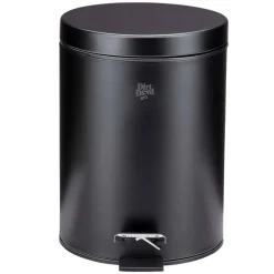 Dirt Devil Treteimer schwarz Edelstahl H/D: ca. 28x20,5 cm