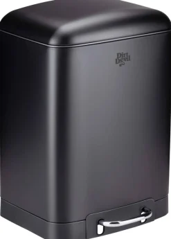 Dirt Devil Treteimer schwarz Edelstahl B/H/T: ca. 23x32,5x22,5 cm