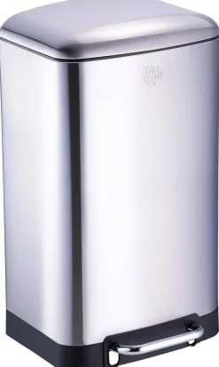 Dirt Devil Treteimer silber Edelstahl B/H/T: ca. 34,5x61,5x32,5 cm