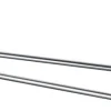 Doppel-Handtuchhalter silber Eisen B/H/L: ca. 2,5x11x38 cm