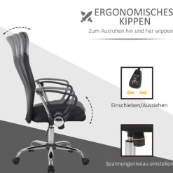 Drehstuhl A2-0093 schwarz