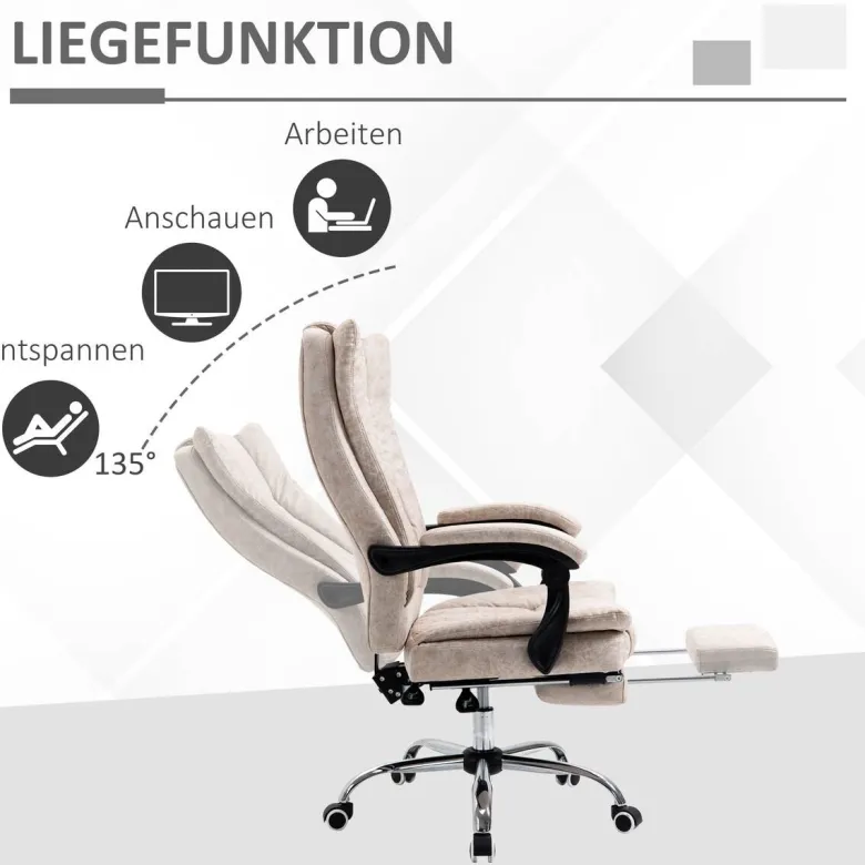 Drehstuhl 921-420 beige