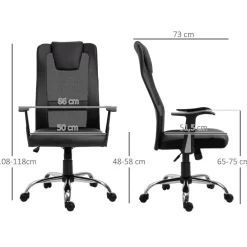 Drehstuhl 921-141BK schwarz