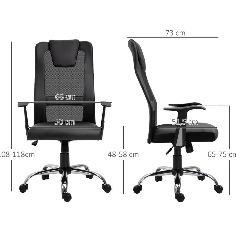 Drehstuhl 921-141BK schwarz